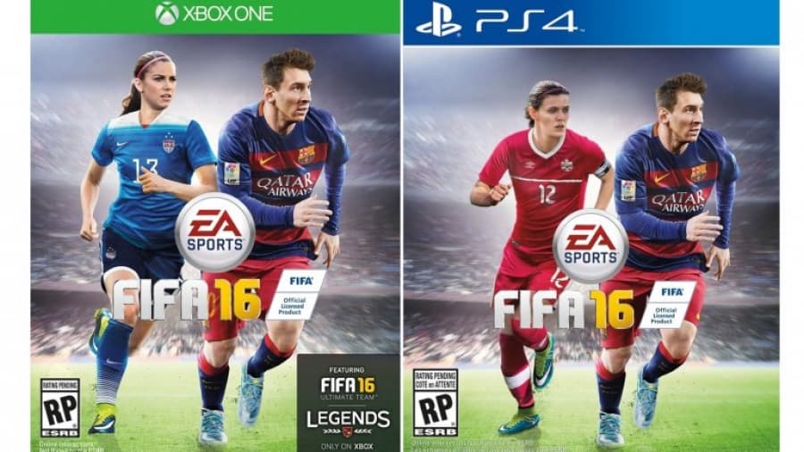 Tres mujeres acompañarán a Messi en la portada de FIFA 16