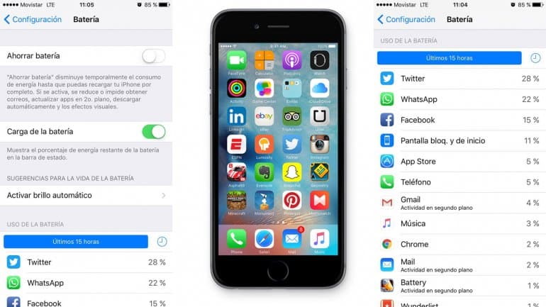 Las 3 maneras de ahorrar batería en el iPhone