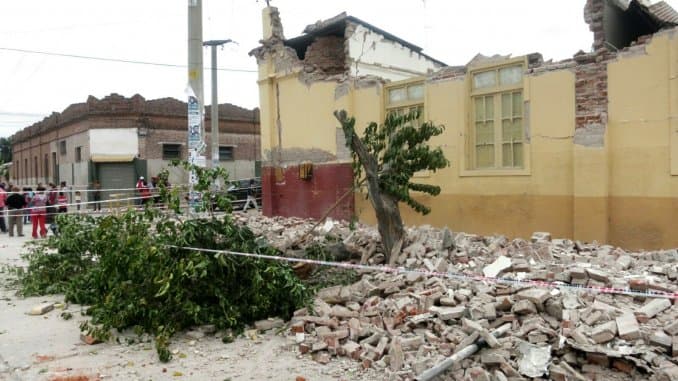 Luego del trágico sismo, comienza la reconstrucción de El Galpón