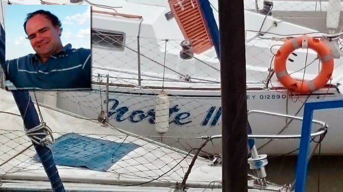 Encontraron el cuerpo del tripulante del velero que apareció fente al Aeroparque porteño