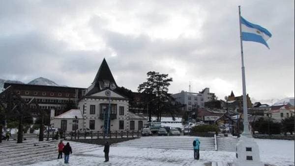 Sorpresiva nevada en Ushuaia en pleno diciembre