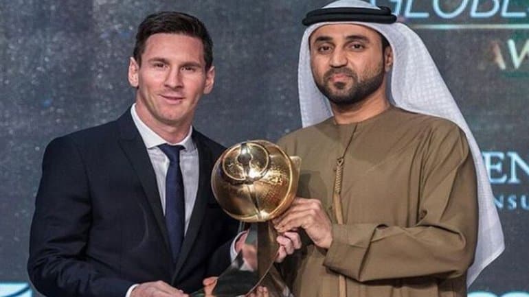En la antesala del Balón de Oro, Messi se quedó con un importante premio en Dubai