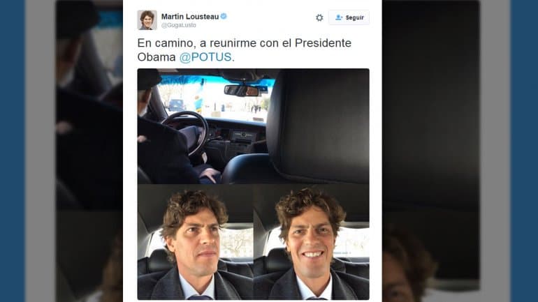 Martín Lousteau se reúne con Barack Obama