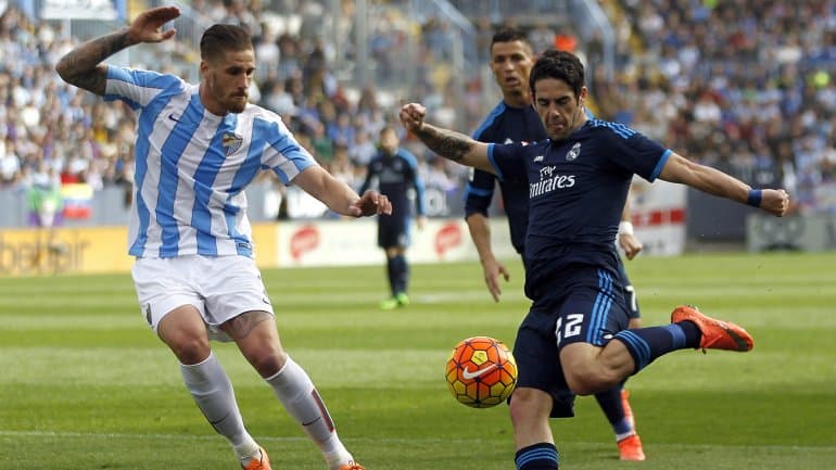 La Liga: Real Madrid no pudo con Málaga y se aleja del Barça