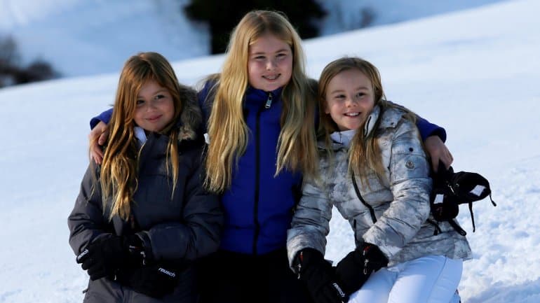 Una de las princesas de Holanda sufrió un accidente de esquí
