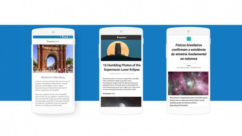 Google hace más veloz la lectura de noticias desde móviles