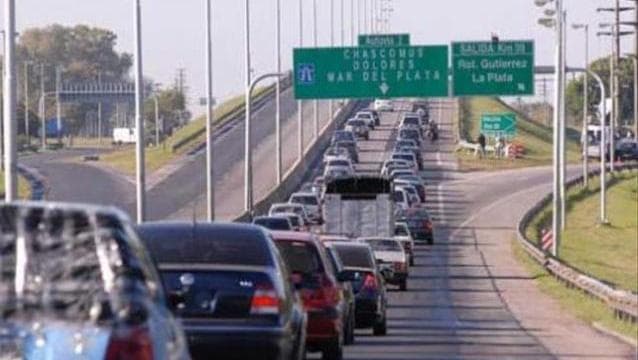 Es intenso el movimiento en las rutas hacia la Costa Atlántica