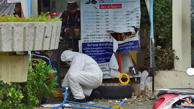 Catorce atentados en 24 horas en Tailandia: al menos 4 muertos