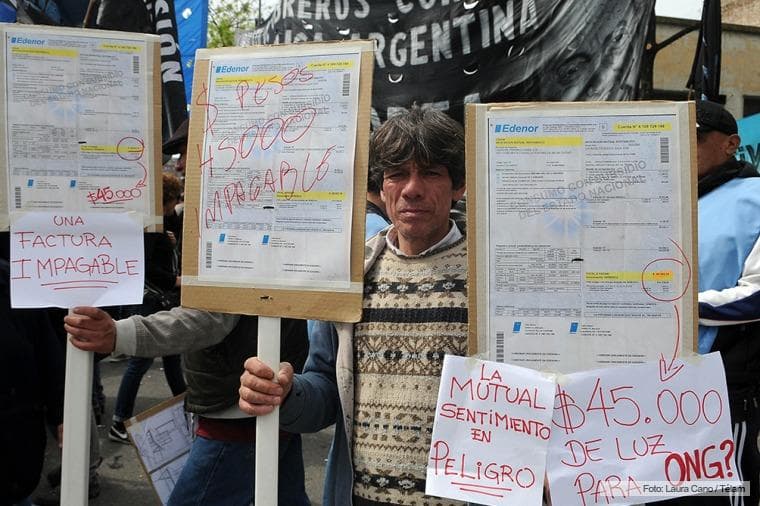 Vecinos y coperativistas rechazaron aumentos del gas «al no poder elegir entre pagarlo o comer»