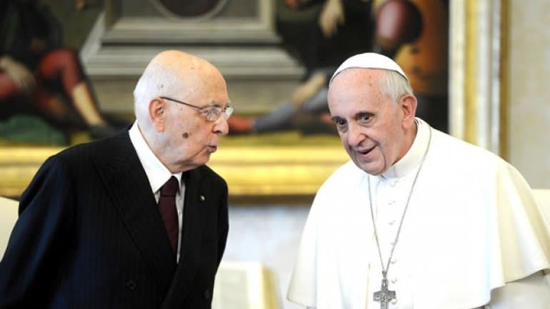 Oficial: renunció el presidente italiano, Giorgio Napolitano