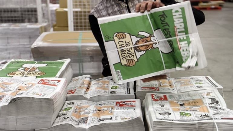 Tras el atentado, sale a la venta el nuevo número de Charlie Hebdo