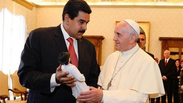 Francisco recibió a Maduro