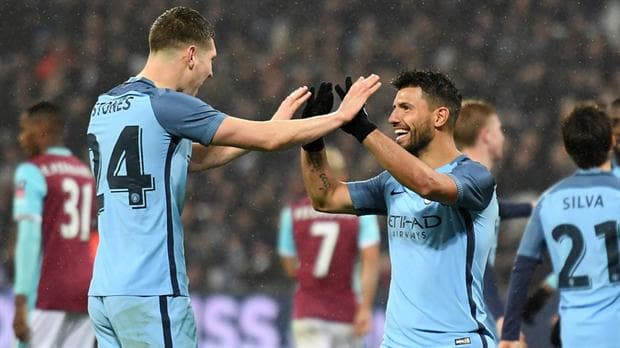 Manchester City armó un show de goles y el Kun Agüero se sumó a la fiesta con el cuarto tanto