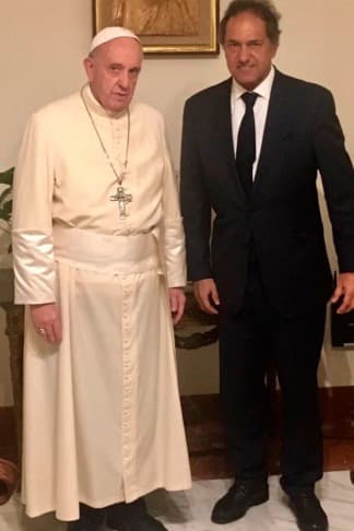 El Papa Francisco recibió a Daniel Scioli