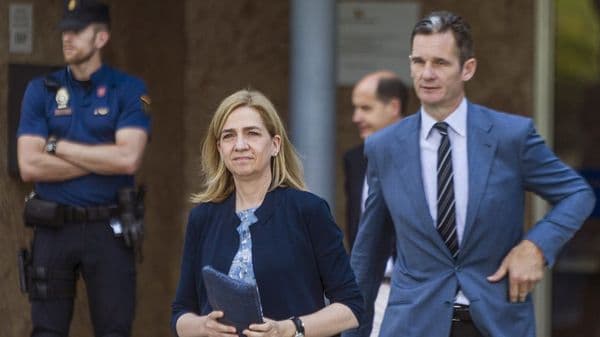 La infanta Cristina fue absuelta de los cargos de fraude fiscal en España y su marido fue condenado a 6 años de prisión