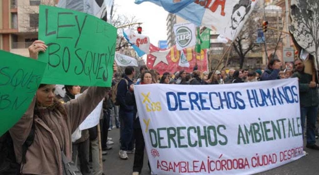 Organizaciones ambientales protestan contra la nueva Ley de Bosques