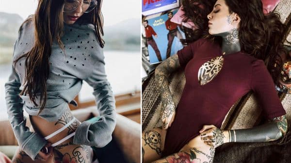 Candelaria Tinelli hizo un topless para «reconciliarse» con sus seguidores en las redes