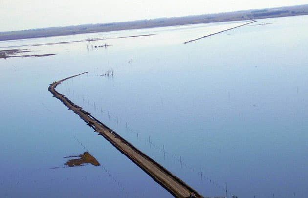 Advierten que el nivel de la laguna Picasa crece medio centímetro por día