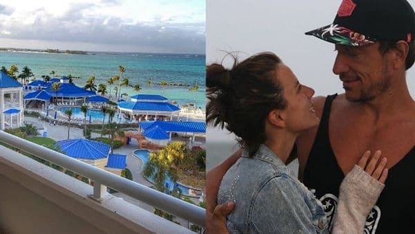 Las paradisíacas vacaciones de Gimena Accardi y Nicolás Vázquez