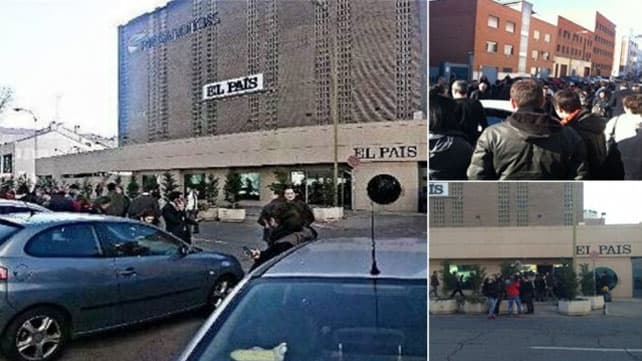 Desalojan el Grupo Prisa en España por un paquete sospechoso