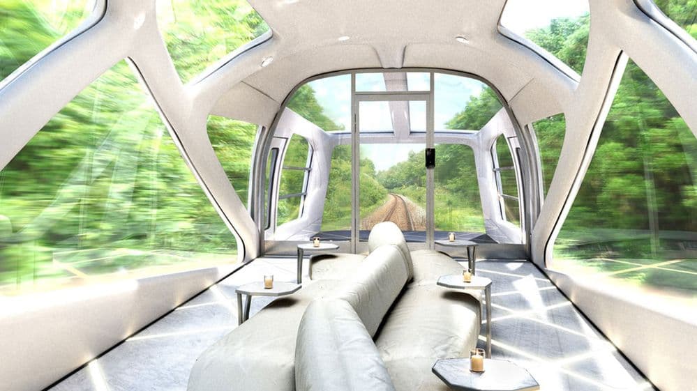Diseñado como una Ferrari, así es el tren más lujoso del mundo que comenzará a rodar en mayo
