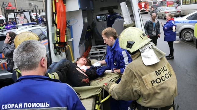 Explosión en el subte de San Petersburgo: 11 muertos y 45 heridos