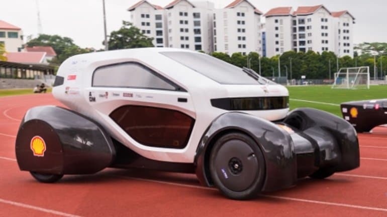 Singapur: universitarios 'imprimieron' un auto eléctrico