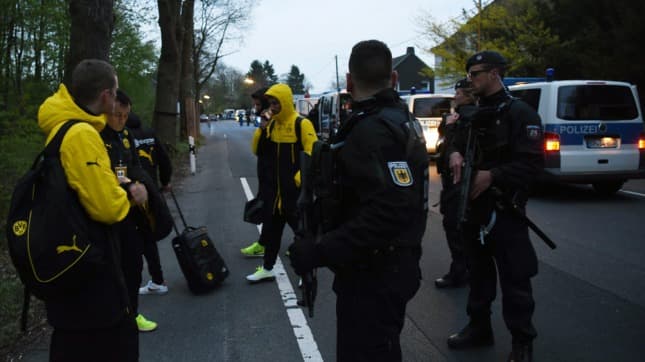 Investigan si los explosivos usados en Dortmund eran de origen militar