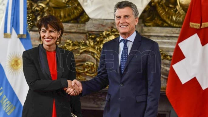 Macri agradeció la cooperación suiza contra la corrupción, el lavado de dinero y la evasión fiscal