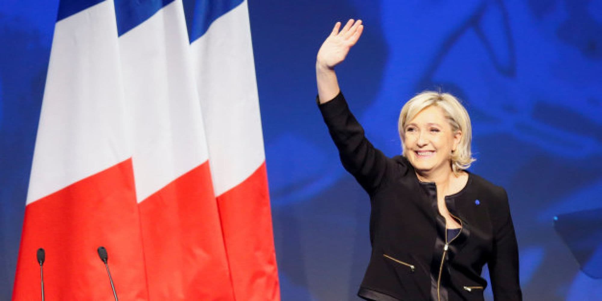 Francia: Le Pen está segura de que ganará la primera vuelta de las presidenciales