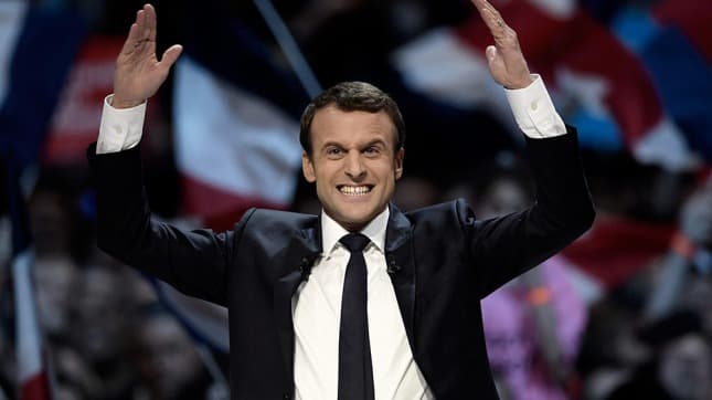 Merkel reiteró su deseo de una victoria de Macron en Francia