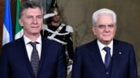 Macri recibirá el lunes a su par de Italia, Sergio Mattarella