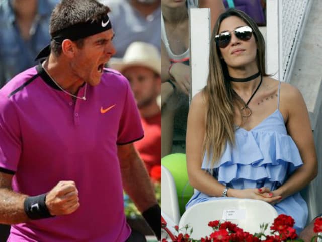 Así festejó Jimena Barón el triunfo de Del Potro