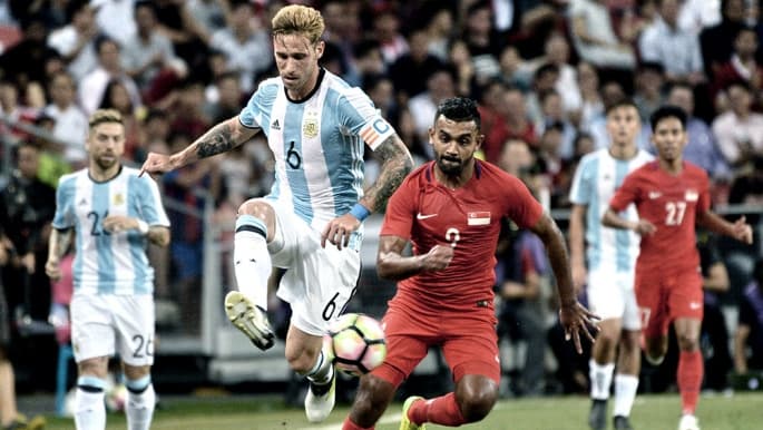 Argentina goleó a Singapur por 6 a 0