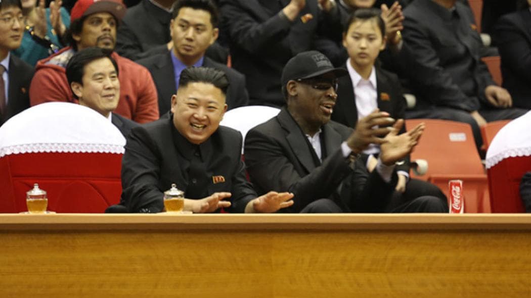 Dennis Rodman llegó a Pyongyang para «abrir la puerta» al diálogo