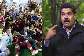 La selección Sub 20 de Venezuela se negó a festejar su hazaña en el Mundial de Corea del Sur con Nicolás Maduro
