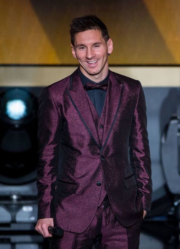Clásico y conservador, Messi eligió Armani para su traje de novio