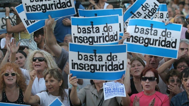 La inseguridad y el narcotráfico: los temas que más preocupan