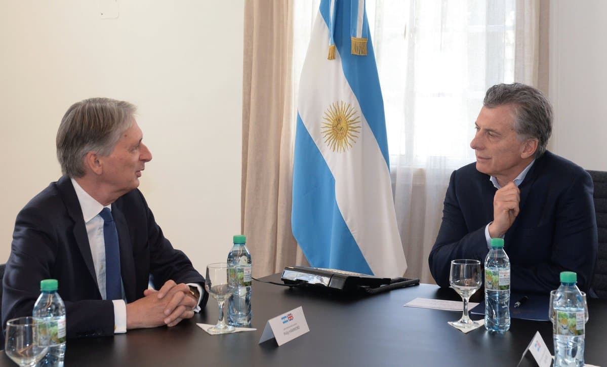 El presidente Macri recibió al ministro de Hacienda del Reino Unido