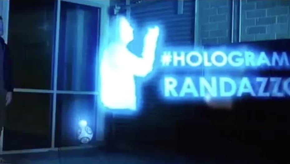 A través de un holograma, Florencio Randazzo se presenta en dos ciudades en simultáneo