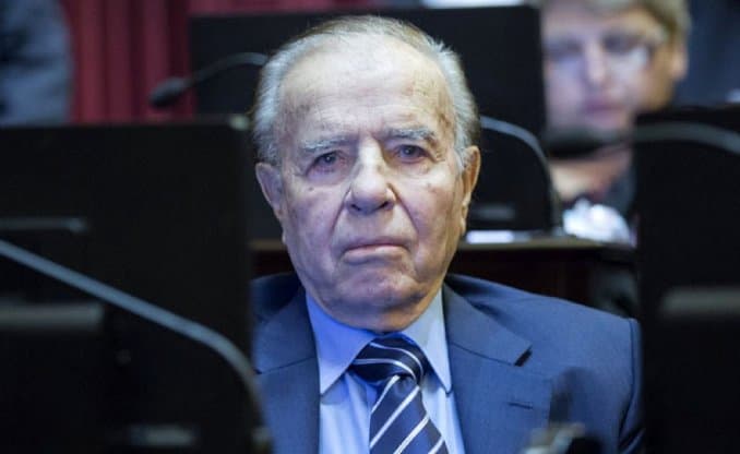 Carlos Menem no podrá ser candidato a senador