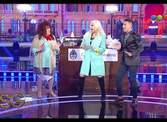 Susana Giménez bailó cumbia junto a Brian Sarmiento
