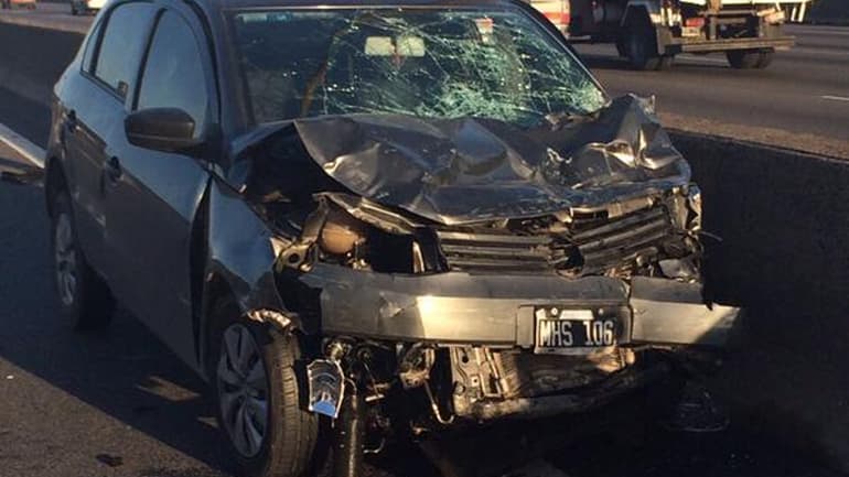 Choque en cadena en la Panamericana: un muerto y dos heridos graves