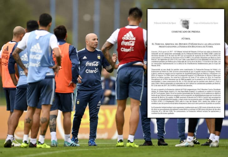 Fallo del TAS: Argentina quedó en zona de repechaje