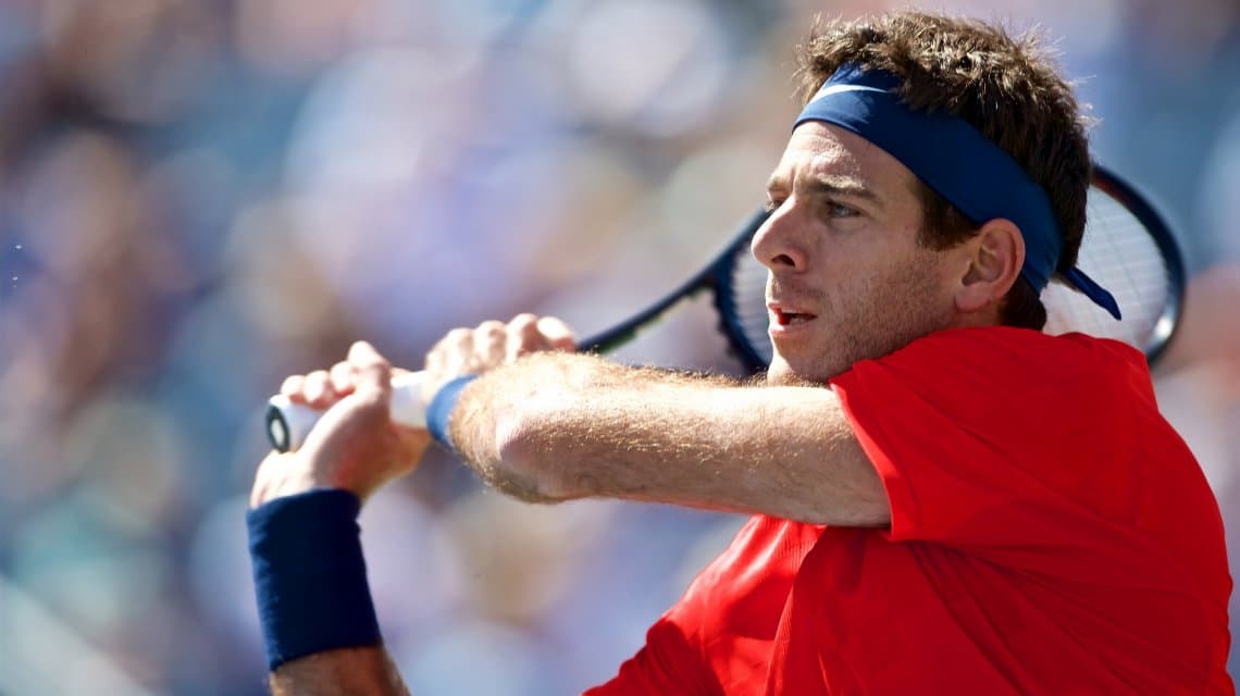 Del Potro se quedó con el primer set ante Laaksonen en su debut en el US Open