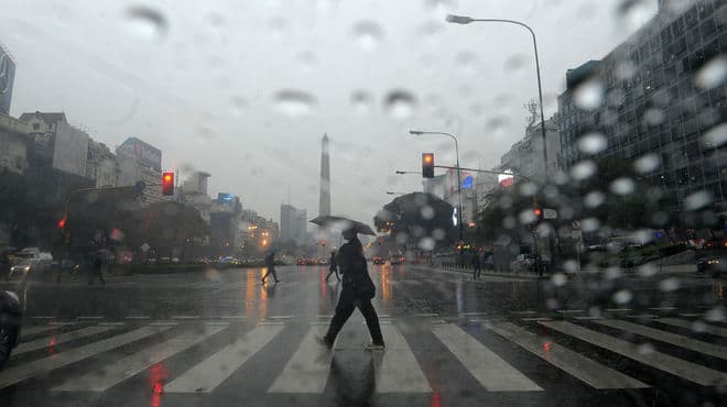 Alerta meteorológica para la Ciudad de Buenos Aires y cuatro provincias «por lluvias intensas»