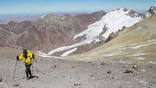 Un catalán logró un récord mundial en el Aconcagua