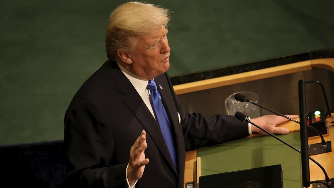 Trump amenazó con destruir «totalmente» a Corea del Norte