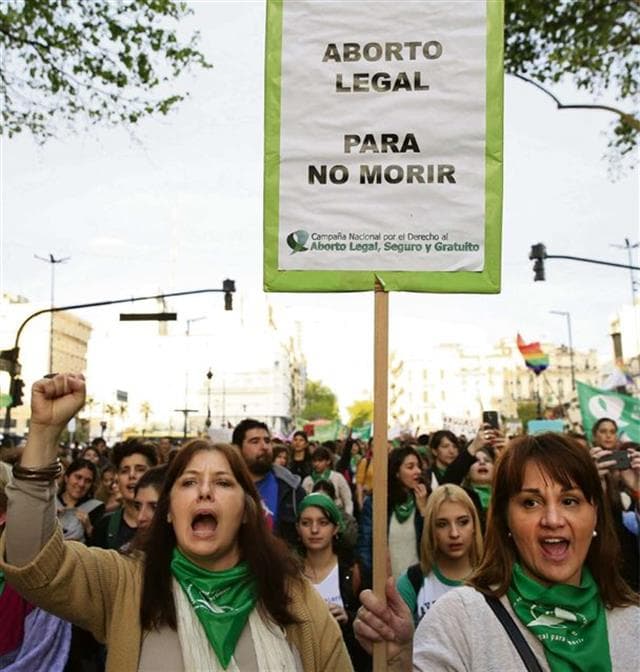 Marcharon por la legalización del aborto