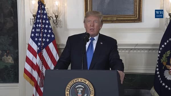 Donald Trump aseguró que Irán sigue siendo el principal patrocinador mundial de terrorismo, anunció más sanciones contra la Guardia Revolucionaria y que no certificará el Acuerdo Nuclear
